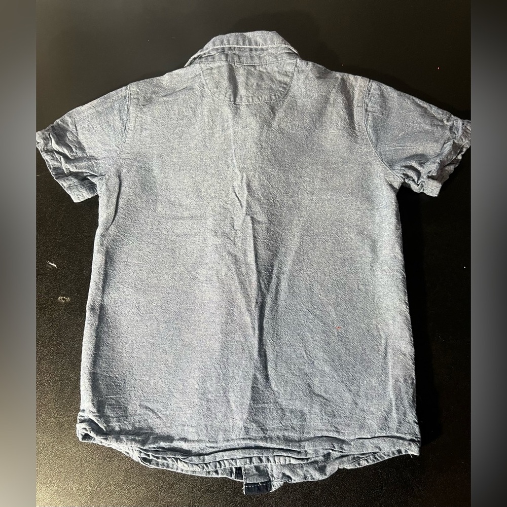WEATHERPROOF VINTAGE Little Boy 2pc Woven Shirt  Short Set Dinosaurs Size 7 - Picture 4 of 9